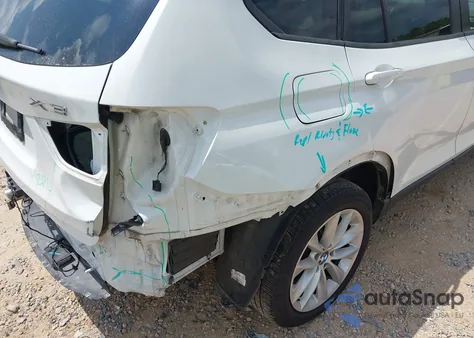 2017 BMW X3 Sdrive28I from USA, damaged, VIN 5UXWZ7C38H0X43174